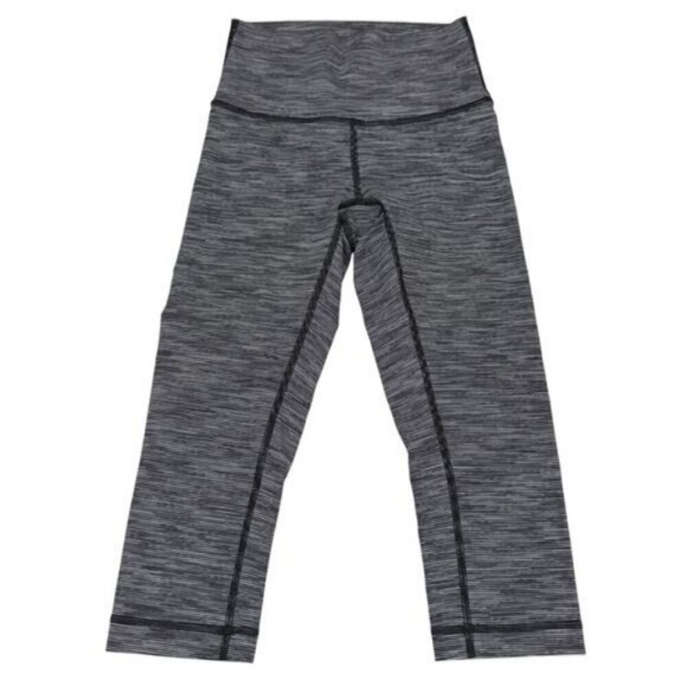 Lululemon Wunder Under Hi-Rise 17" In Wee Are From Space Black Slate Size 2 - Picture 4 of 7